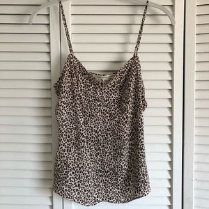 SILK LEOPARD DVF CAMI